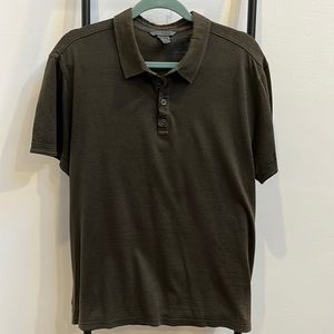 John Varvatos polo silk blend short sleeve men size XL